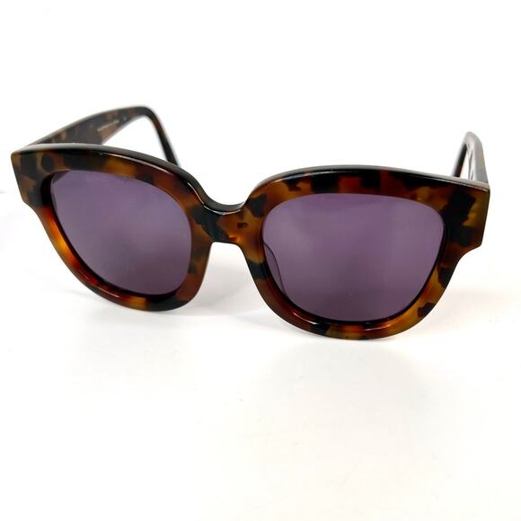 Ace & Tate Harper On the Rocks Round Tortoise Shell Sunglasses 54 21 145 - Picture 2 of 16